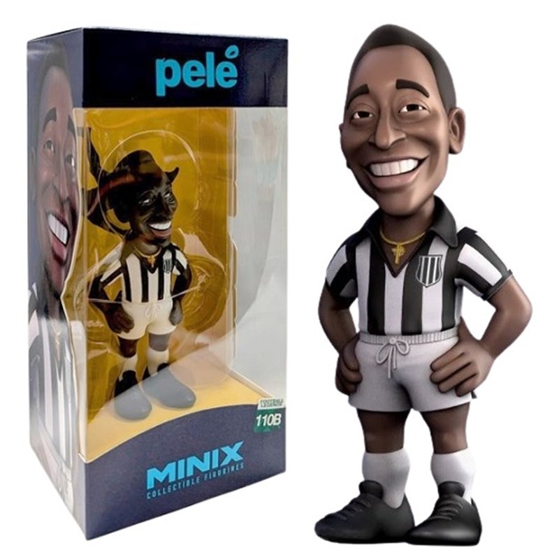 Minix - Football Stars 110B - Figura PVC 12 cm - Football Legend - Santos Pele