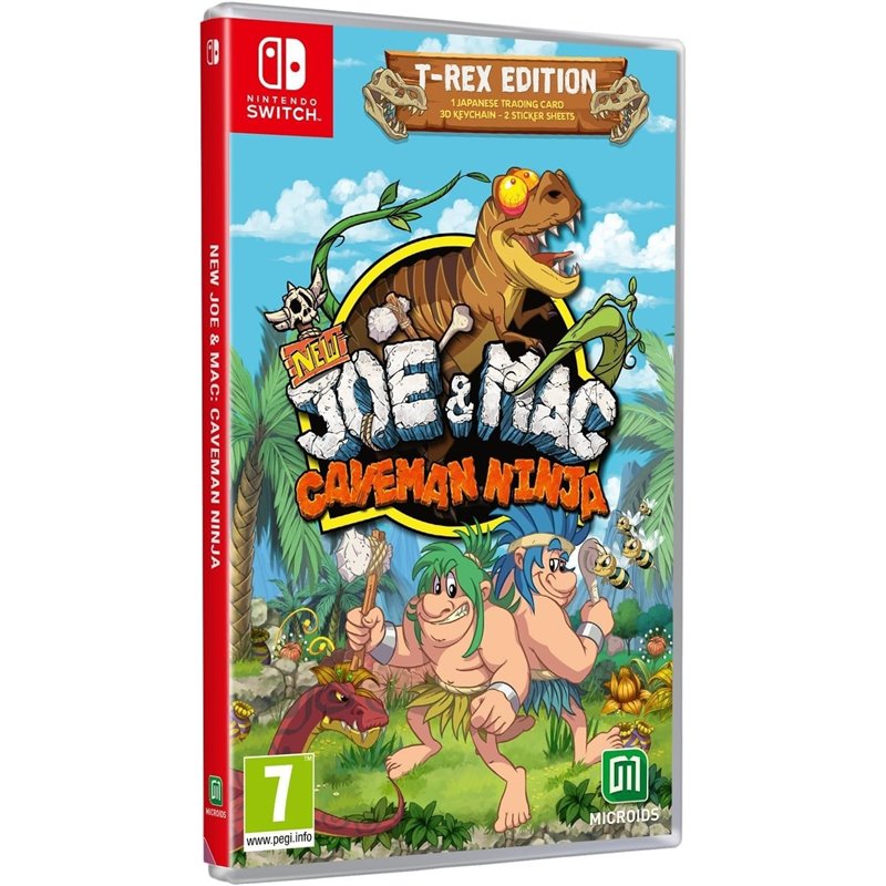 Joe & Mac Caveman Ninja T-Rex Edition Nintendo Switch