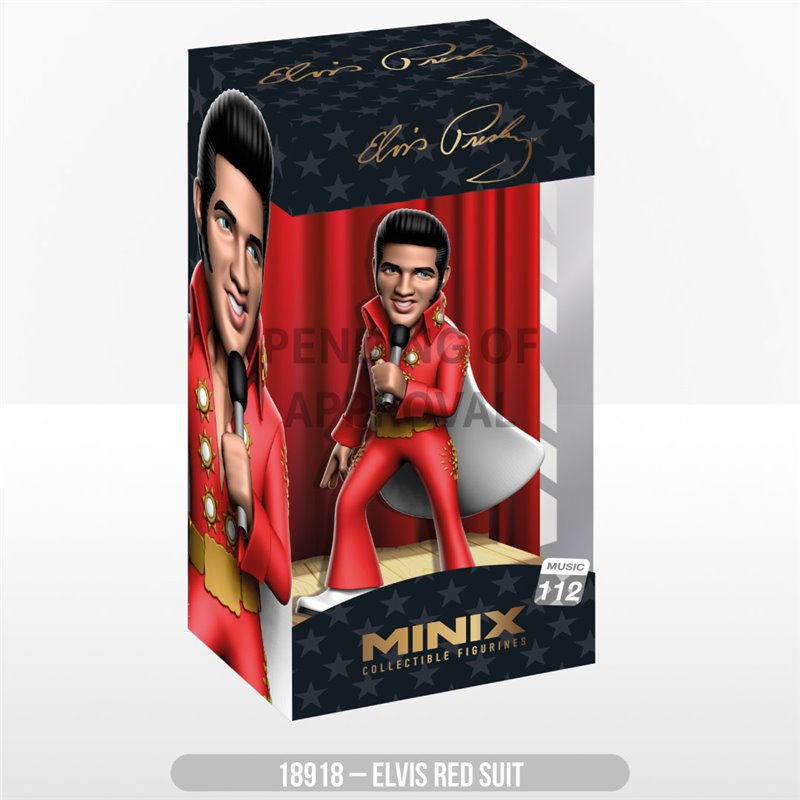 Figura Minix Music: Elvis Presley - Red Suit 112