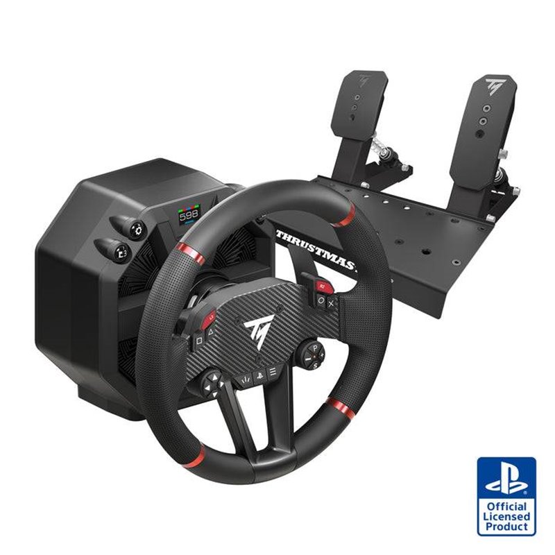 Volante Thrustmaster T598 Racing Wheel + Servo Base + Pedais (PS4 / PS5 / PC)