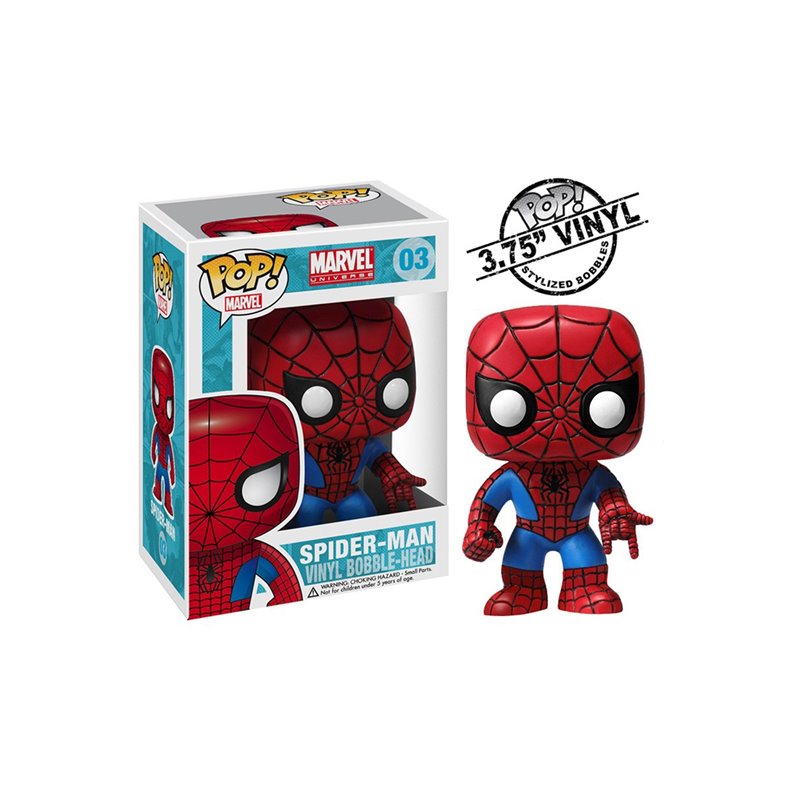 Figura Funko POP! Marvel: Marvel Universe - Spider-Man Vinyl Bobble-Head 03