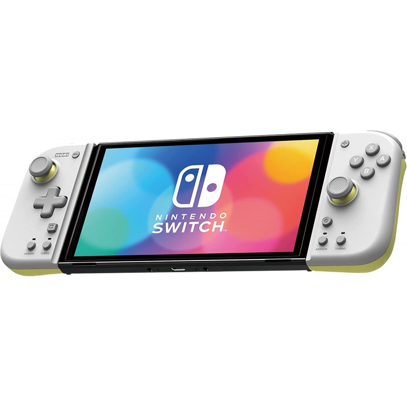 Split Pad Compact Hori Nintendo Switch - Branco e Amarelo