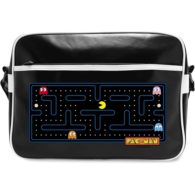 Bolsa de Ombro - PAC-MAN Messenger Bag "Labyrinth" Vinyl