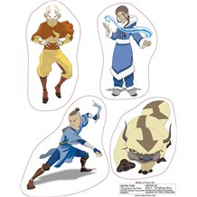 Folha de Autocolantes (Stickers) - Avatar The Last Airbender