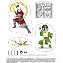 Folha de Autocolantes (Stickers) - Avatar The Last Airbender