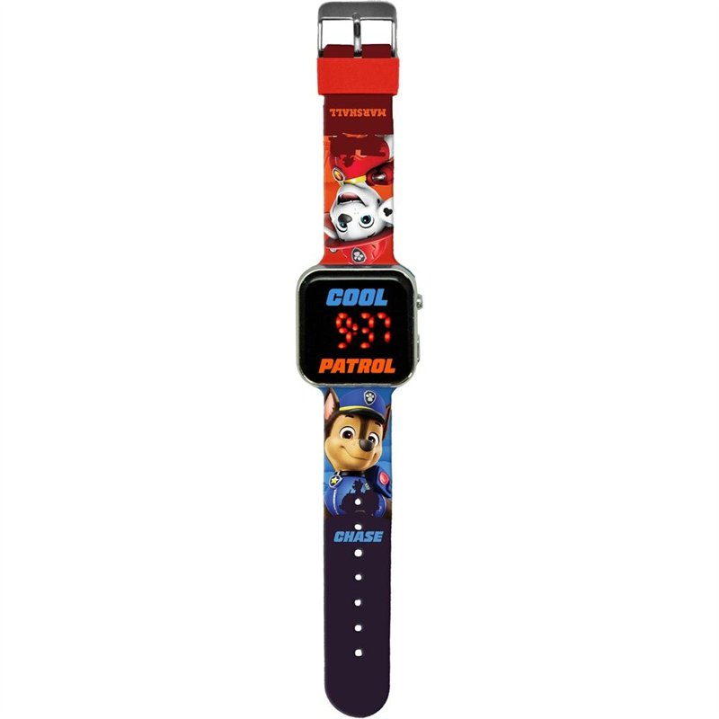 Relógio Infantil Led - Paw Patrol Patrulha Pata