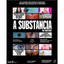 Poster Cinema - A Substância (Mosaico)