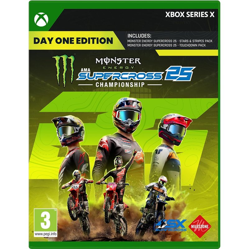 Monster Energy Supercross 25: The Official Videogame - Day One Edition Xbox Series X